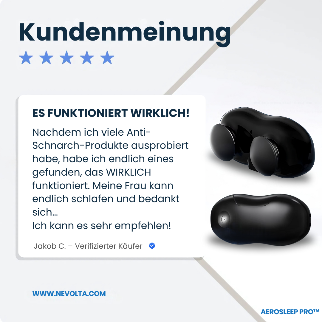 AeroSleep Pro™ - Anti-Schnarch & Schlafapnoe Gerät