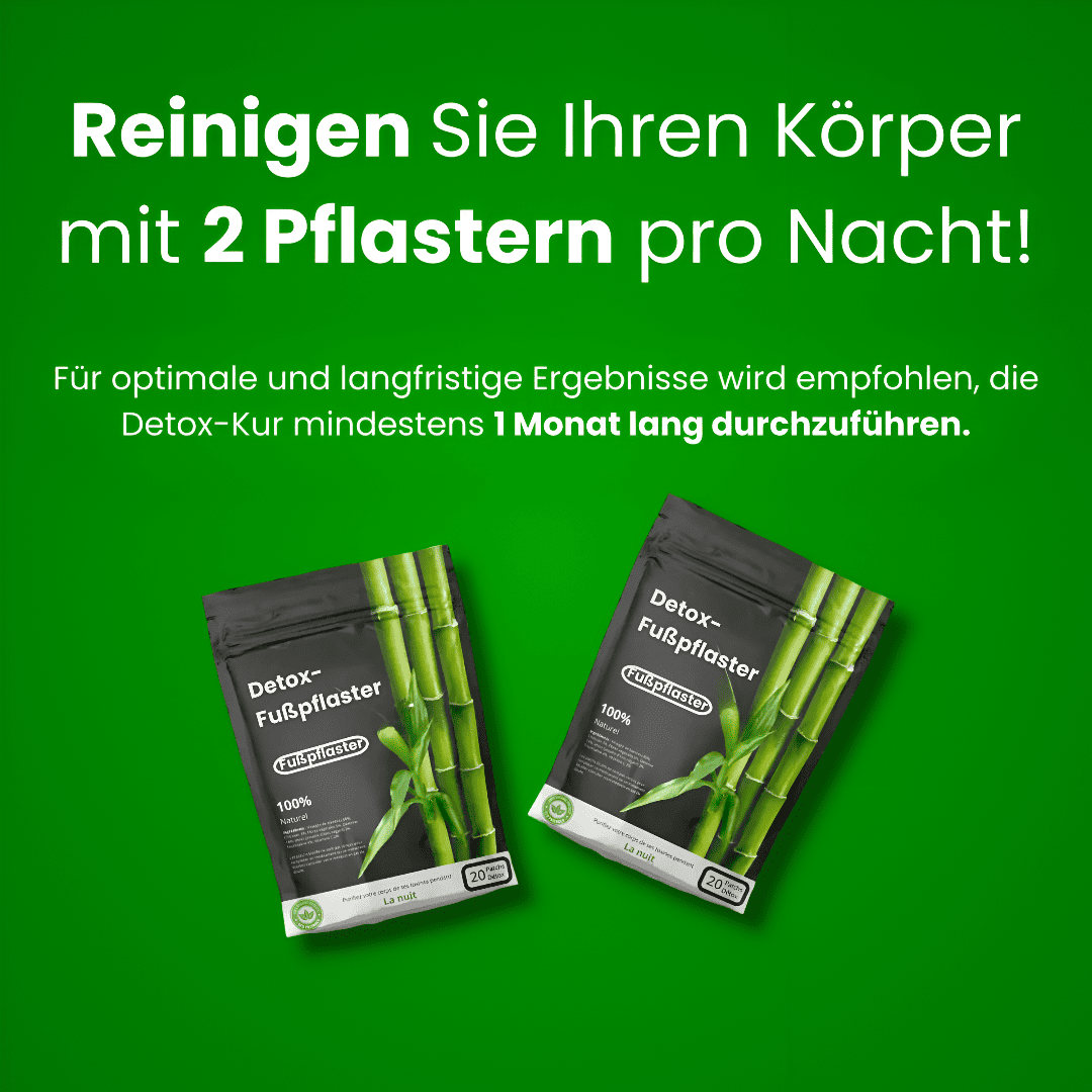 PurePatch™ – Die Detox-Fußpflaster