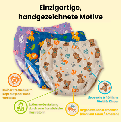 TrockenBär™ – Lernhöschen für den Alltag