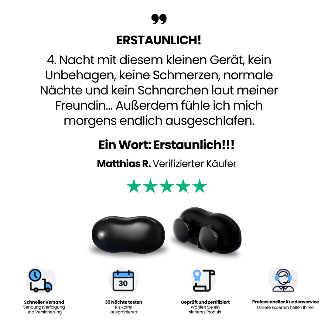 AeroSleep Pro™ - Anti-Schnarch & Schlafapnoe Gerät