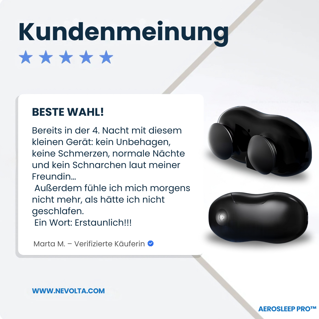 AeroSleep Pro™ - Anti-Schnarch & Schlafapnoe Gerät