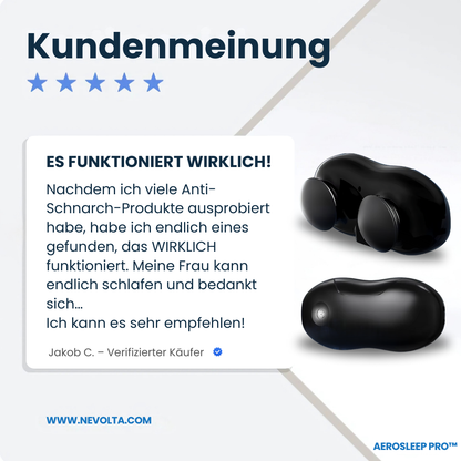 AeroSleep Pro™ - Anti-Schnarch & Schlafapnoe Gerät