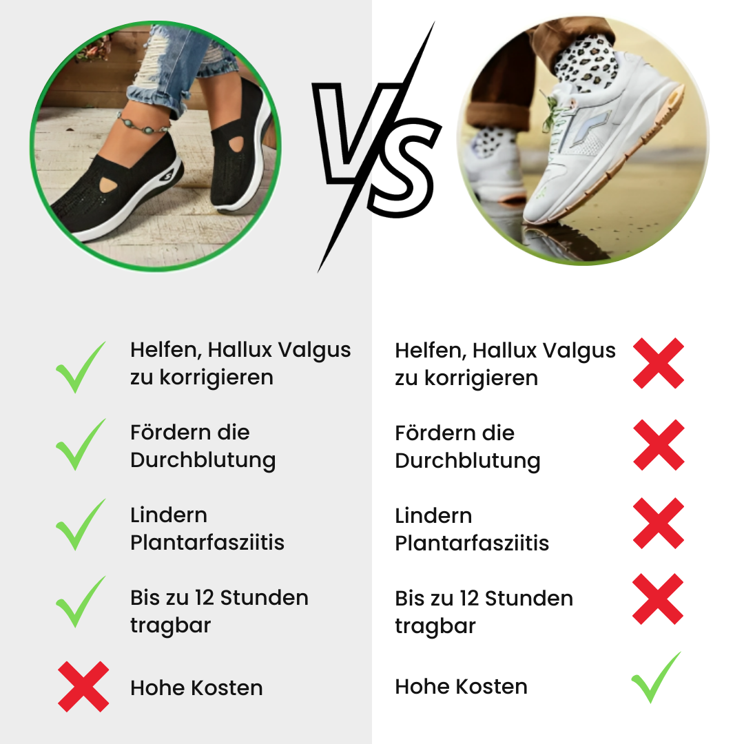 ErgoNova - Orthopädische Komfort-Sneaker für Damen